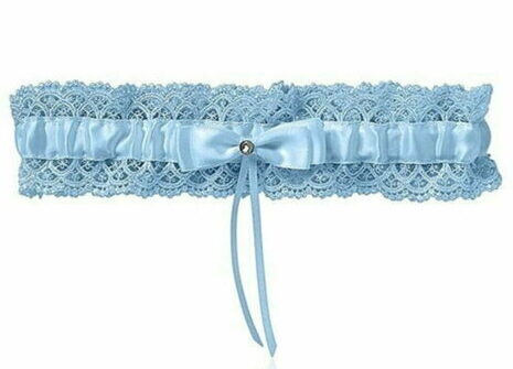 Blue Lace Garter